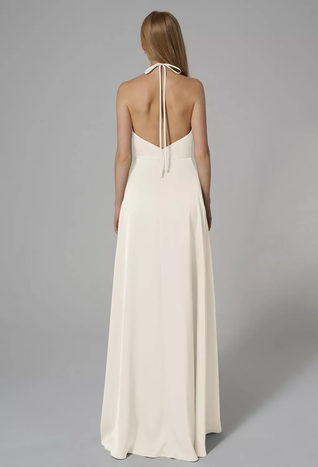 AW Sidney Ivory  Long Bridesmaid Dresses